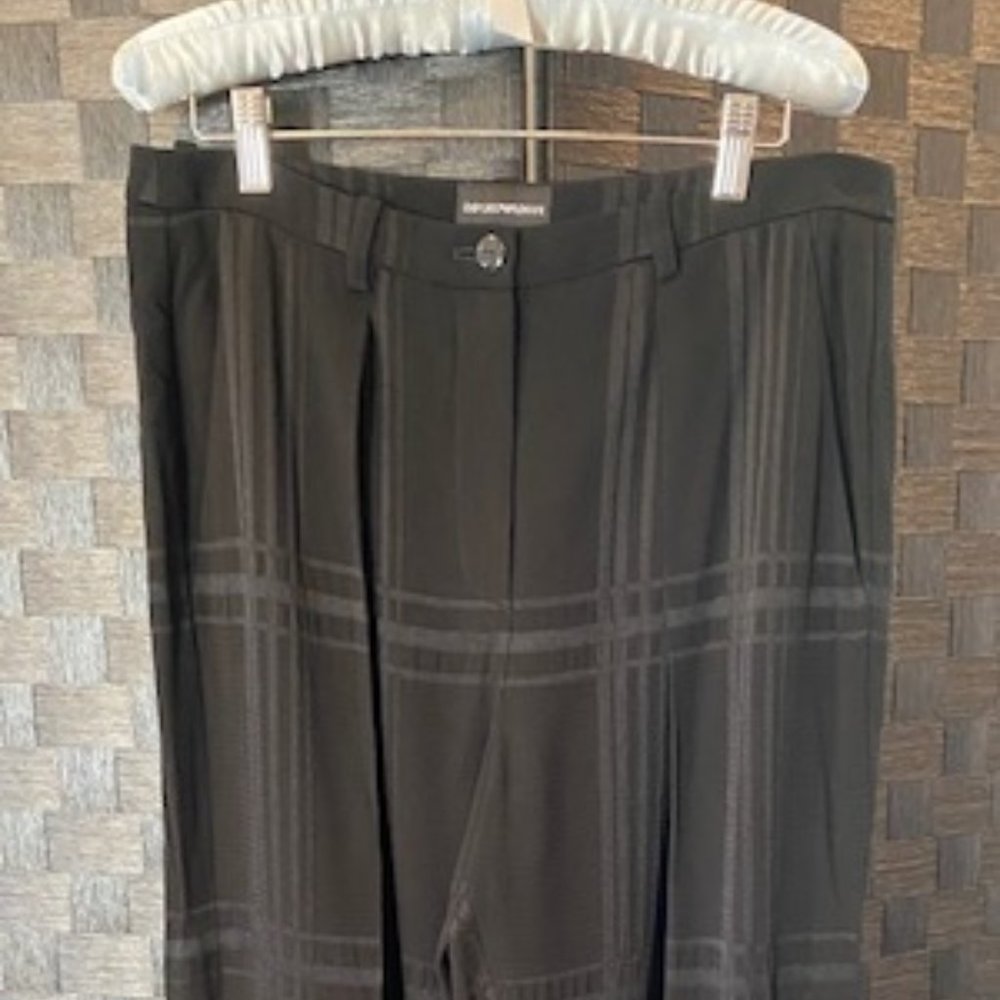 Emporio Armen Black Dress Pants